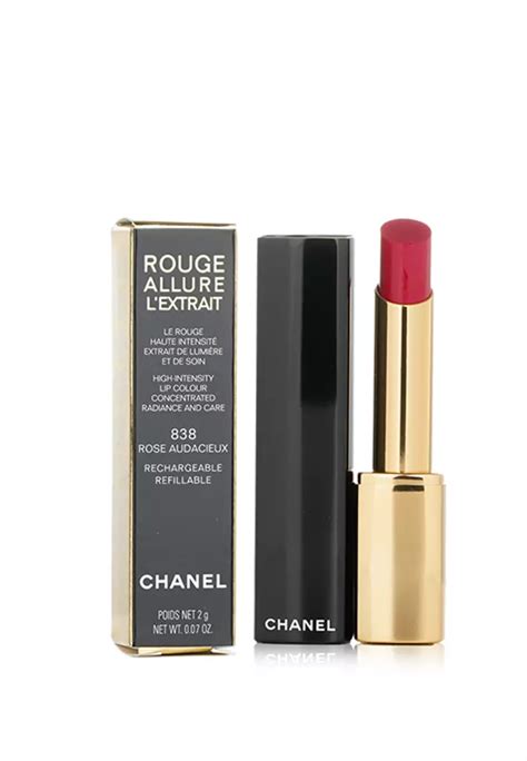 chanel 838 lipstick|Chanel Rose Audacieux (838) Rouge Allure L'Extrait Lip.